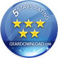 5 stars from geardownload.com