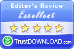 5 Stars from trustdownload.com