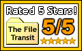 5 Stars from filetransit.com