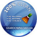 Verified completely clean by geardownload.com